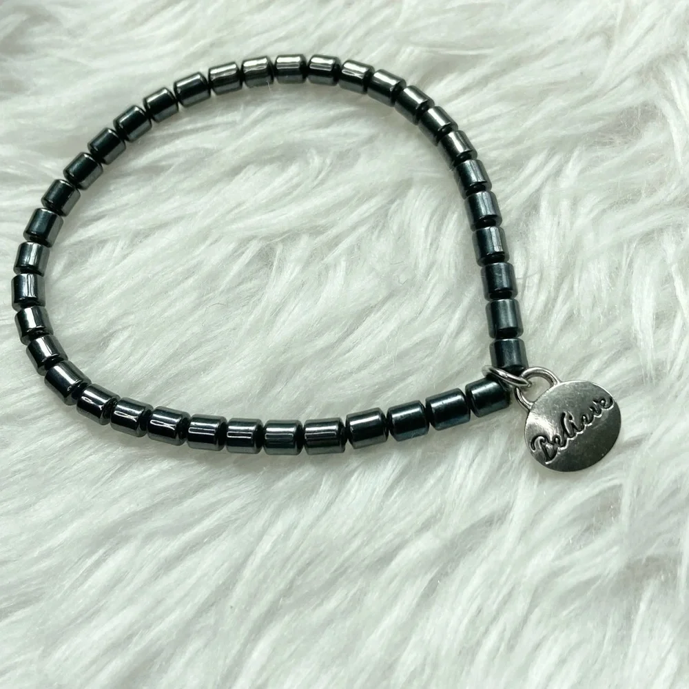 Hematite Energy Bracelet-believe